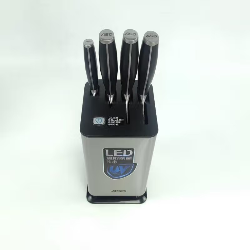 爱仕达(ASD)刀具蓝盾五件套刀家用紫外线消毒多用刀 RDG05S2Q 套高清大图