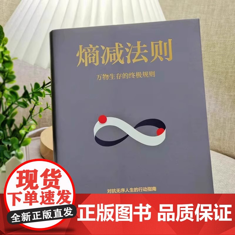 熵增定律+熵减法则全2册 正版书籍 人活着就是在对抗熵增定律 叫你应对充满麻烦的人生指南 成长型思维 实现个人成长的跃高清大图