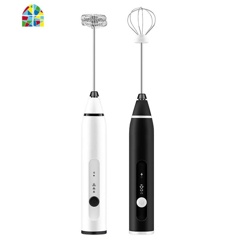 打蛋器无线充电USB电动家用小型自动手持奶油打发机烘焙工具 FENGHOU 白色+刷子刮刀图片