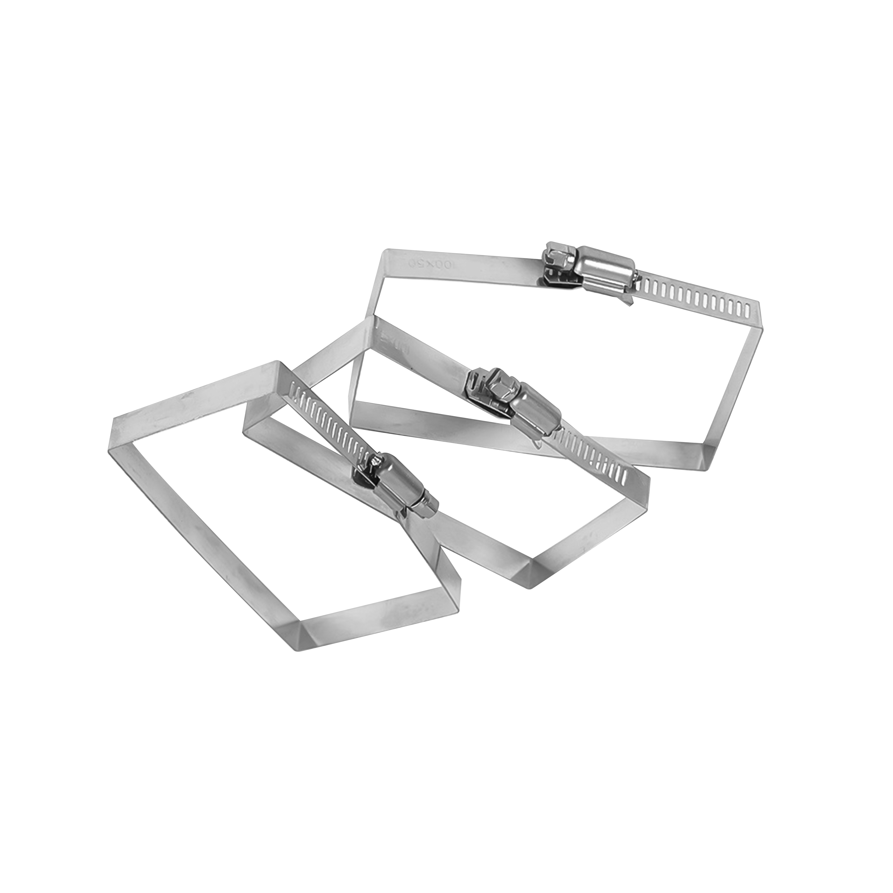 冰匠 304不锈钢桥架卡箍 方形喉箍 个高清大图