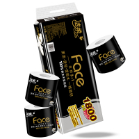 洁柔face四层有芯卷纸1800克10卷 10卷/提 6提/件