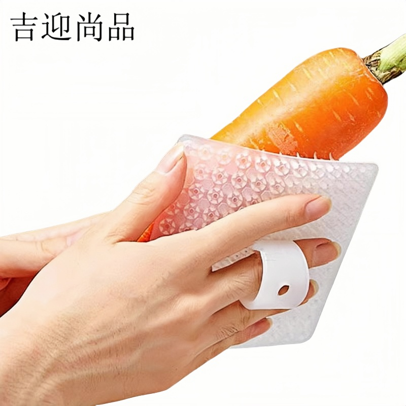 吉迎尚品 果蔬清洁刷钢丝球清洗刷洗碗刷 10*10cm 个高清大图