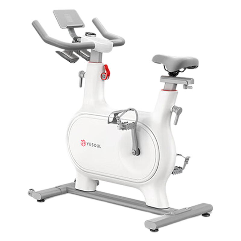 野小兽动感单车自发电智能调阻安心稳定骑行高回弹坐垫白色M2M高清大图