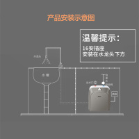 海尔小厨宝 家用速热上出水10升2000W电热水器 ES10U 6年包修 防电墙技术金刚三层胆 2级能效