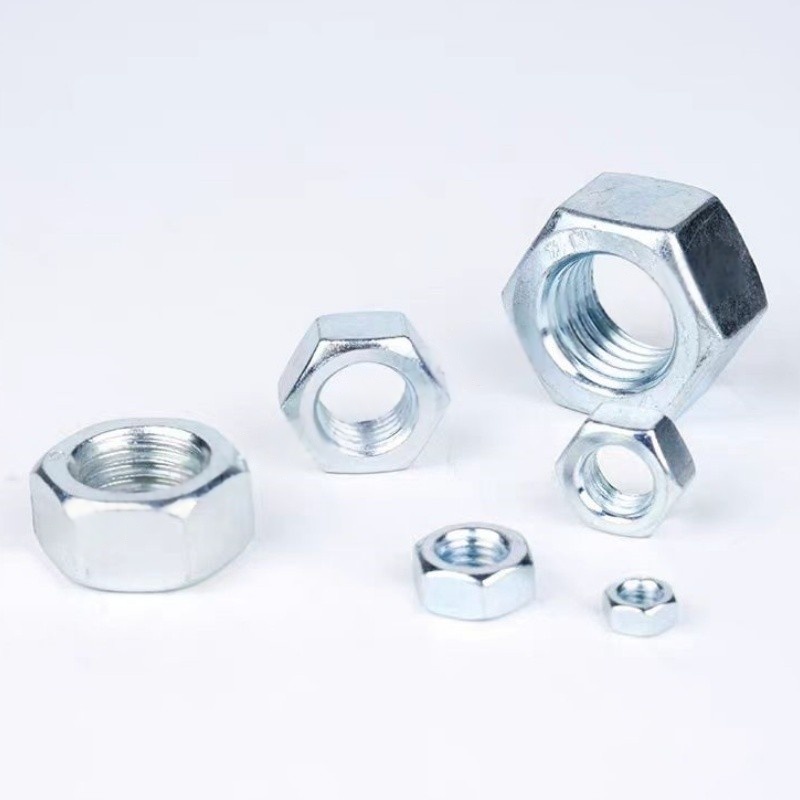 JIBIN/继彬 GB52 六角螺母 碳钢Q235 4级 镀锌 M56