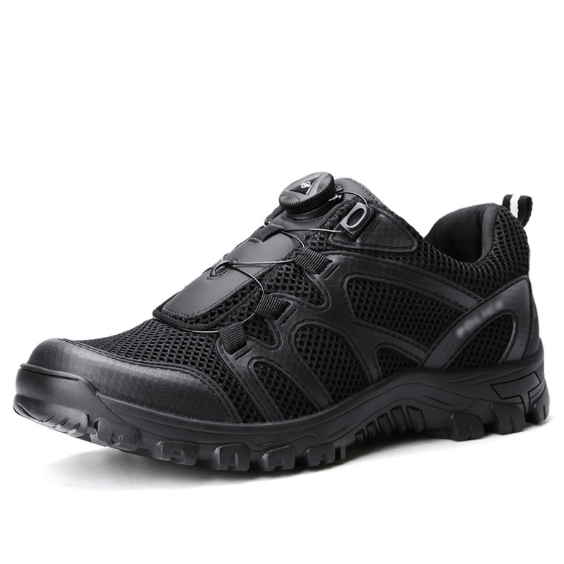 3515强人正品配发男士夏季作训鞋镂空透气快速穿脱户外休闲运动跑步