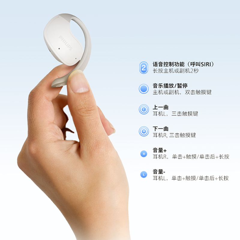 飞利浦(Philips)无线蓝牙耳机TAT2708