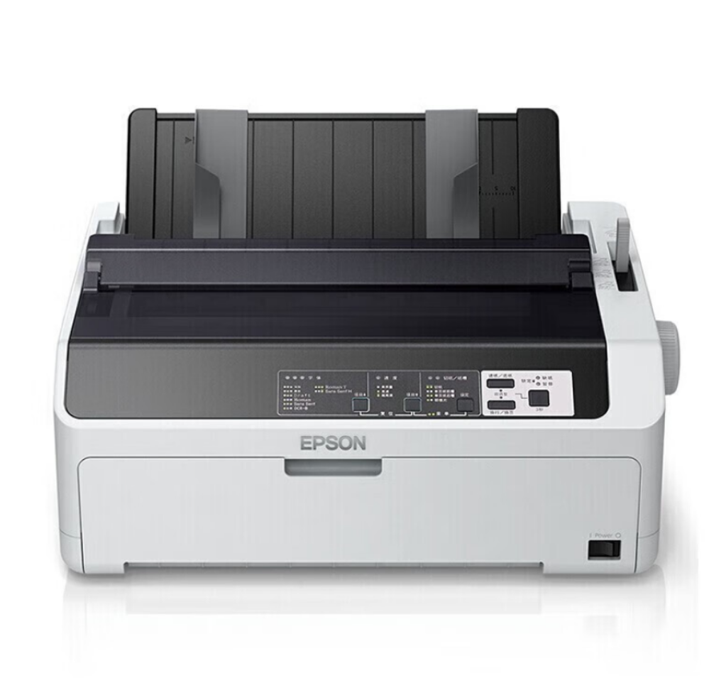 爱普生LQ-595KII/LQ-590KII高速针式打印机出入库单收据快递票据80列滚筒式24针单据报表590KII-套餐3:标配+专用色带8支高清大图