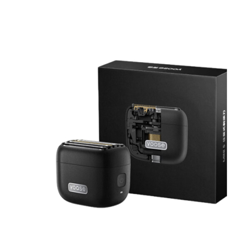 有色(yoose) 便携往复式剃须刀 功率5W 电压5V 5刀头电动全身水洗90分钟续航 mini 5 曜石黑 / 台
