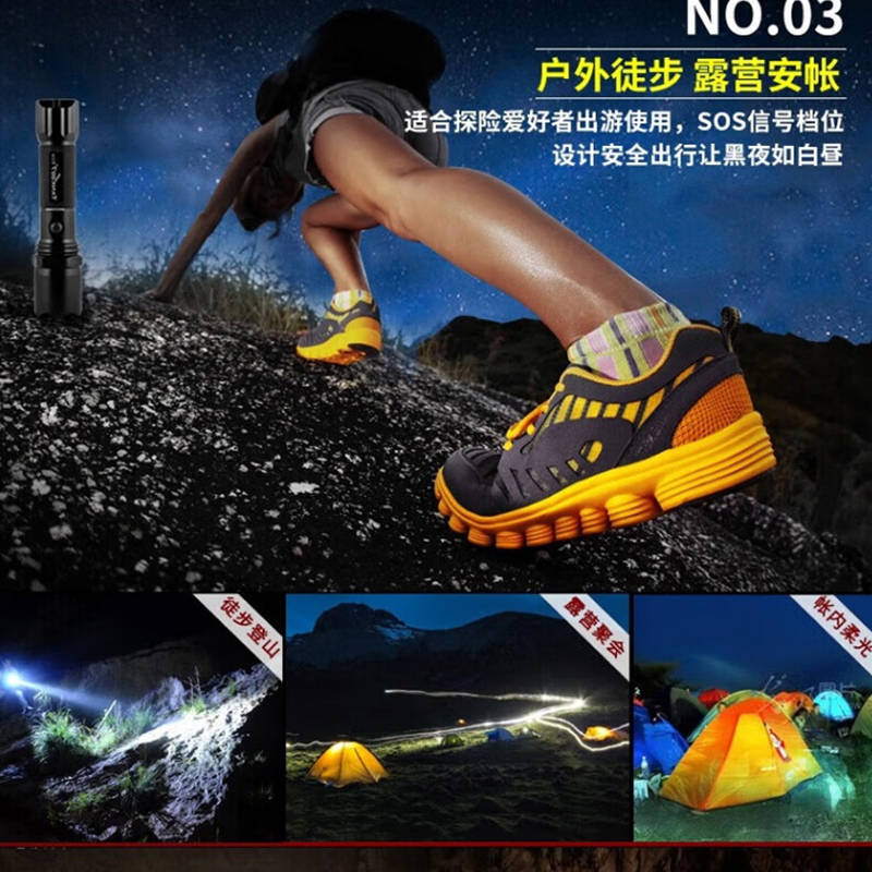 探客TANK007 TC19 标准型DC直充手电筒高清大图