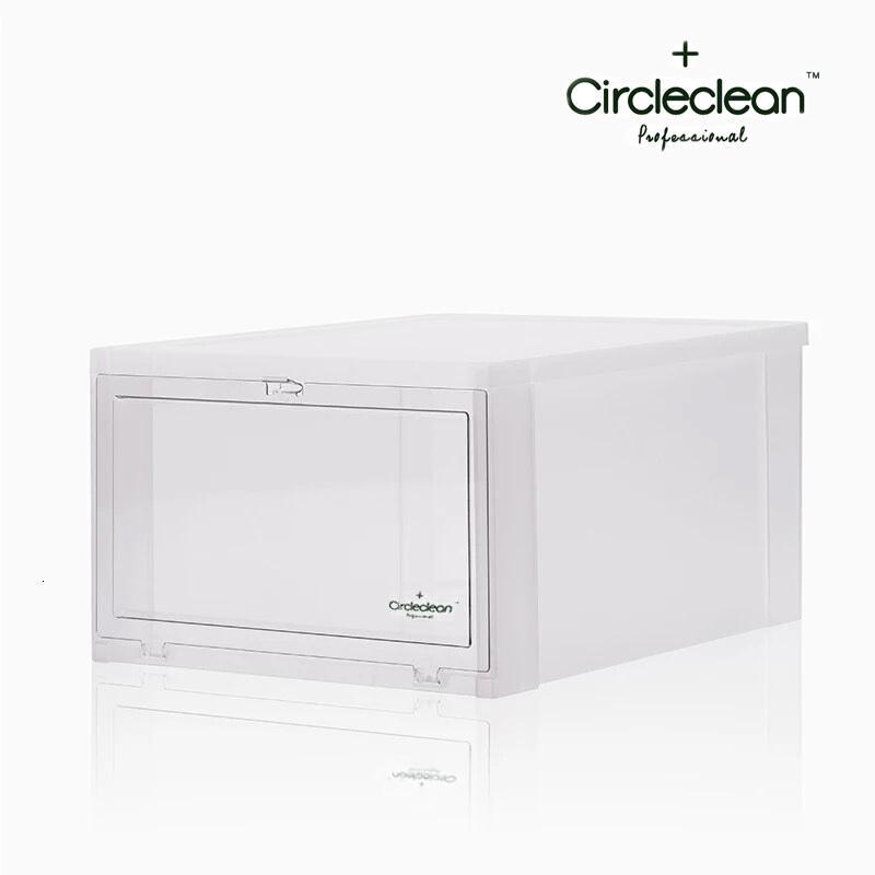 circle storage 高端透明鞋盒球鞋收藏盒 6枚 9折现货 29x35.5x19cm