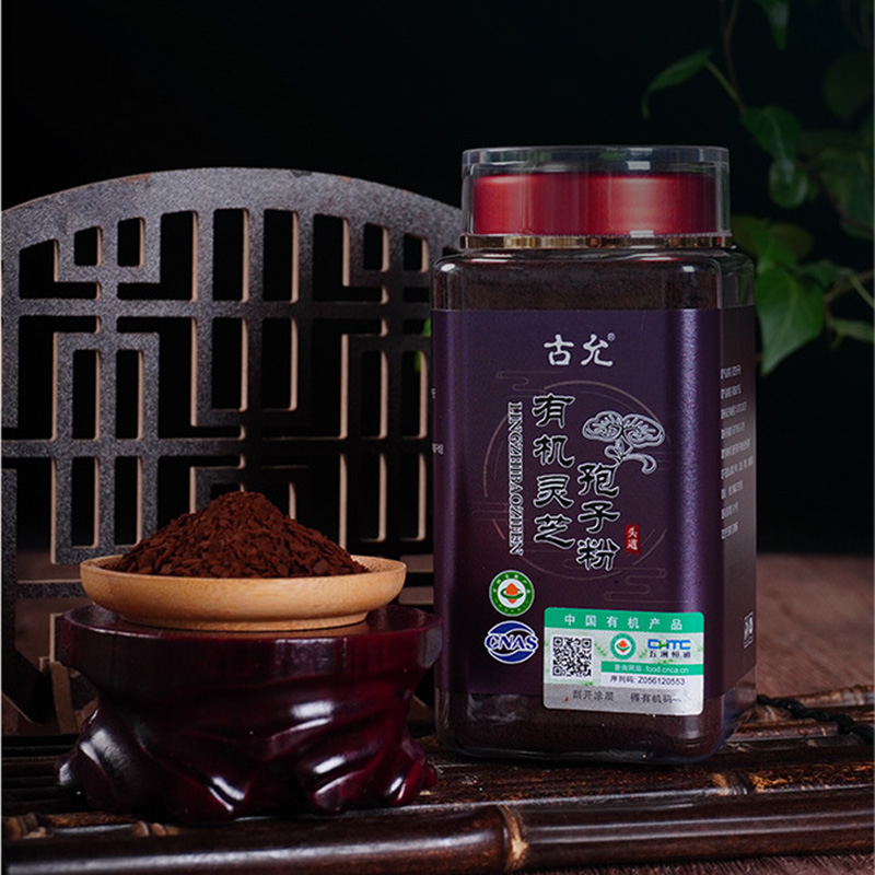 吉林长白山正宗高端高纯度头道纯有机灵芝孢子粉500g礼袋装正品林芝袍子粉孢子油送礼佳品男女成人中老年人老人体虚滋补营养品高清大图