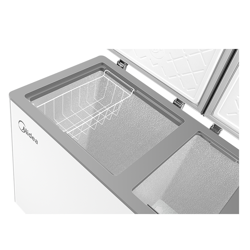 美的冷柜bcd209dkemxce极地白