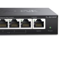 TP-LINK TL-SG1005P 4口5口全千兆POE网络交换机网线供电48V无线AP监控电脑办公tplink
