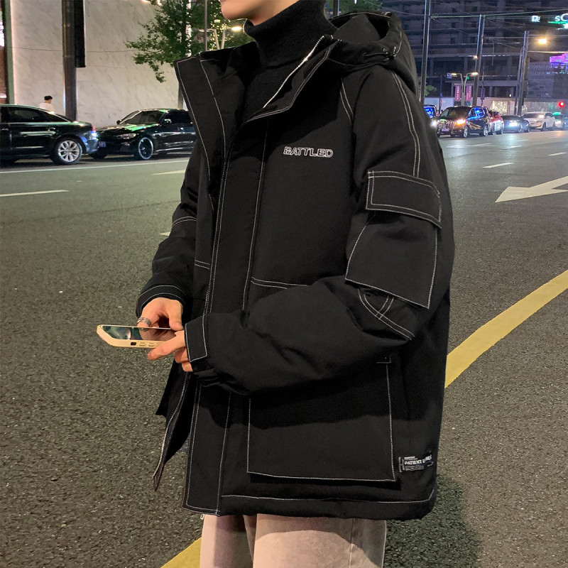 唐狮男装冬季外套羽绒服羽绒服男连帽男款羽绒服男士冬装羽绒衣男冬季