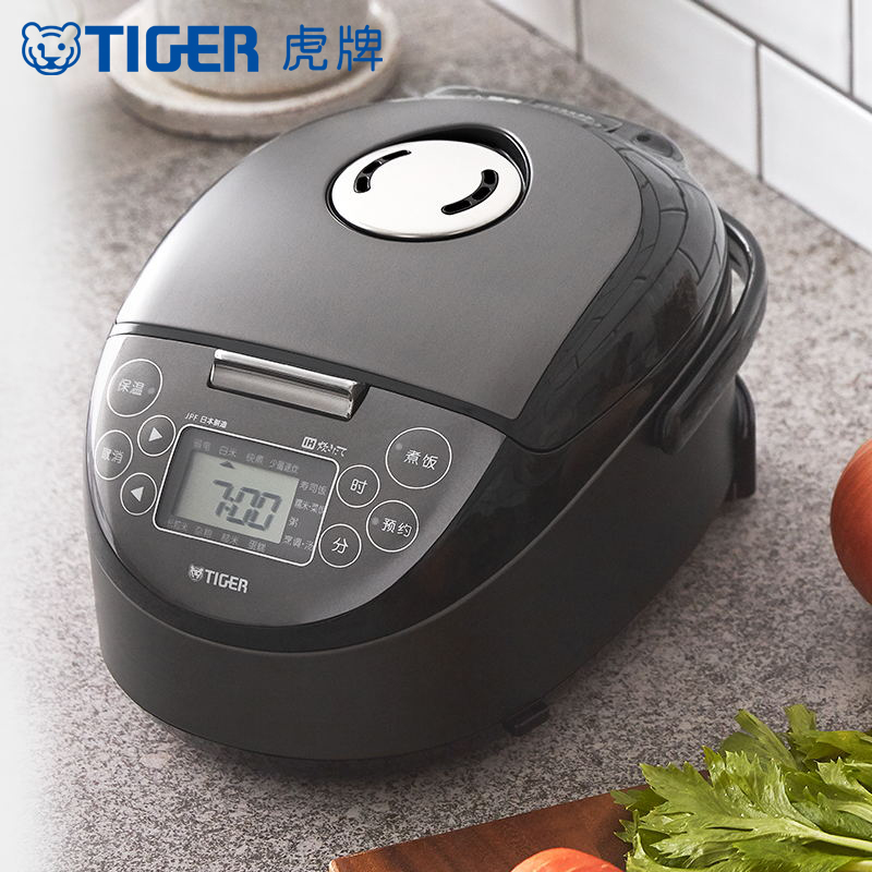 虎牌(tiger)电饭煲 JPF-A55C-K迷你小型IH土锅电饭煲家用1.5L柴火饭1-2人份黑色款高清大图