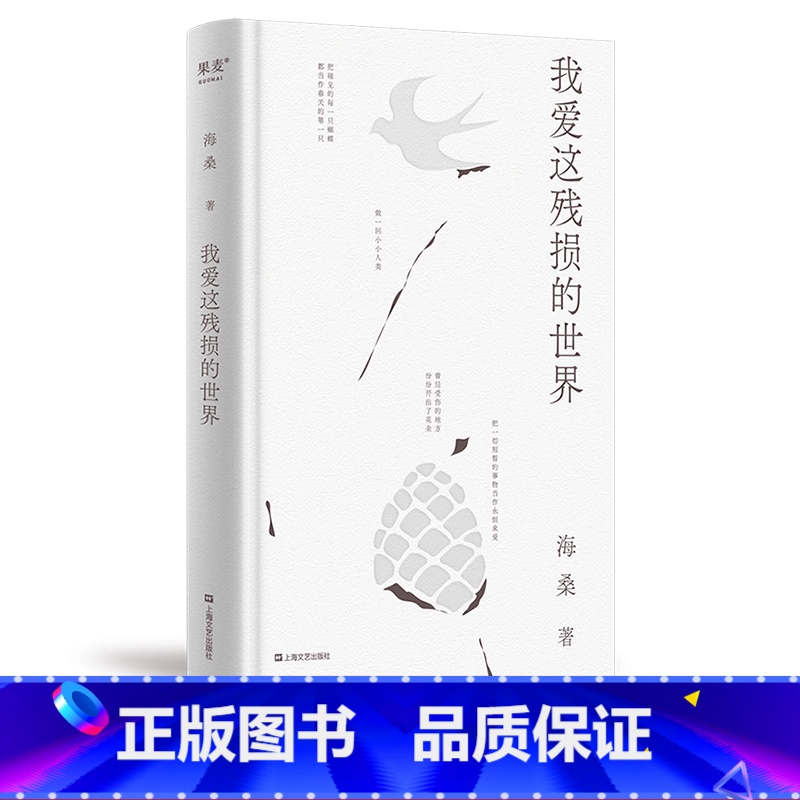 【正版】我爱这残损的世界 海桑 小嘉 现代诗歌集 文学诗歌 出品