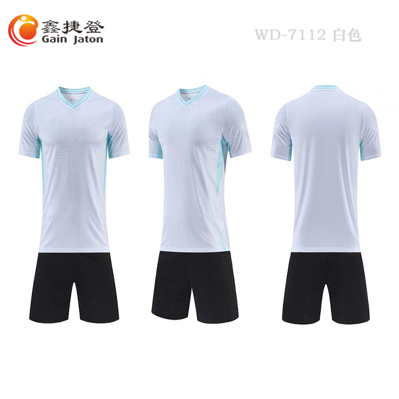 鑫捷登 可定制印字足球运动服AGRY-WD7102 套高清大图