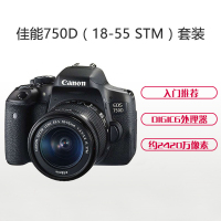 佳能(Canon) EOS 750D(18-55mm+存储卡包) 数码单反相机 单镜头套装 约2420万像素