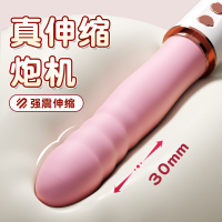 谜姬全自动伸缩震动棒小号炮机充电变频跳蛋女性私处按摩棒可插入AV棒女友宿舍便携异形情趣玩具女用自慰器布丁熊成人性用品