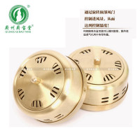 蕲州蕲宝堂 随身灸 艾灸仪家用 灸衣 艾柱 短艾段艾灸柱 灸段 艾炙器具/温灸器/ 四联加厚全铜灸 腰背腿颈等关节