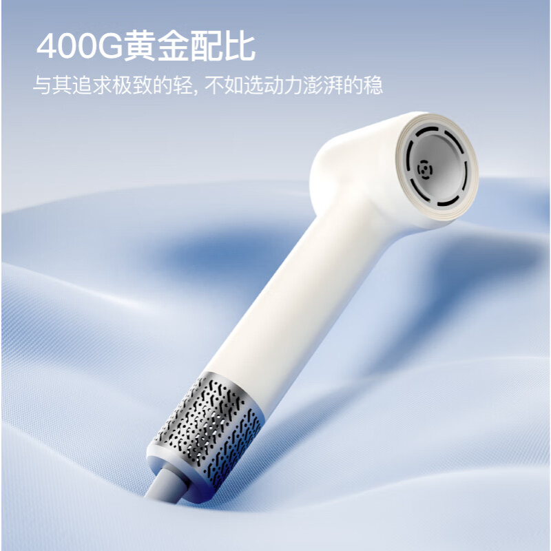 艾优 家用负离子护发速干静音不伤发高速电吹风机 PF2白色