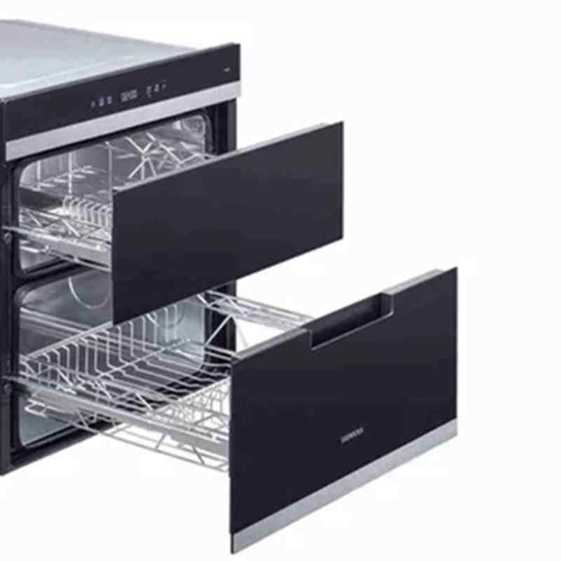 西门 子 115L HS451200W 家用嵌入式餐具碗筷高温不锈钢消毒碗柜