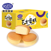 港荣 蒸蛋糕芝士味420g 苏宁自营零食整箱宿舍耐吃营养早餐糕点小面包