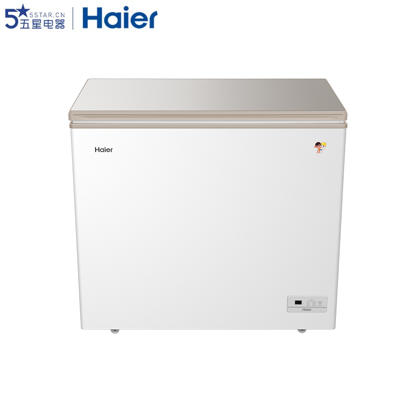 海尔203升直冷卧式冷柜冰柜冷冻冷藏柜低霜一级能效BC/BD-203HE