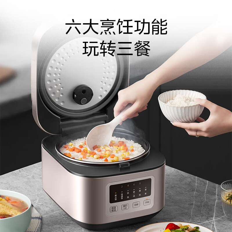 美的(Midea) AFB4052R 电饭煲 4L (单位:台) 银灰色高清大图