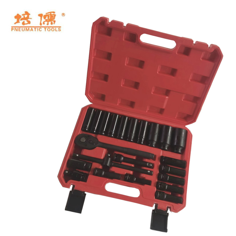 培儒 1/2“加长套筒18件套 PE-TT-18 (单位:套)高清大图