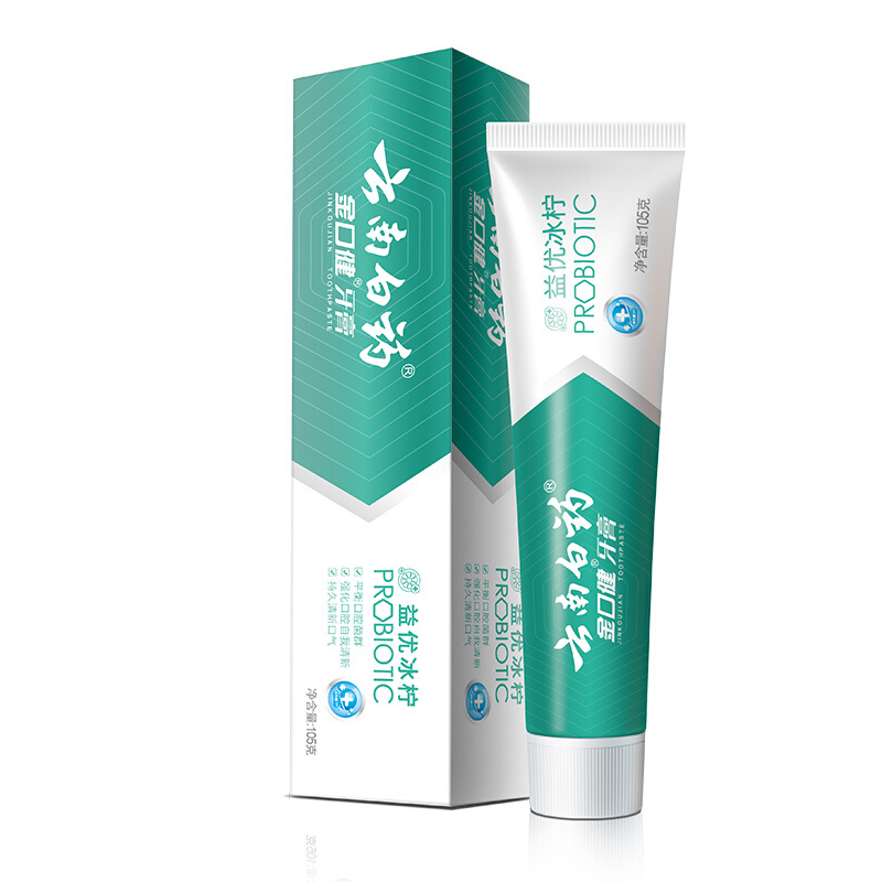 (DT)云南白药 益生菌冰柠薄荷105g 牙膏 （计价单位：支）