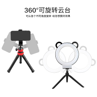 JM 手机直播支架补光灯蓝牙款桌面三脚架美颜灯床头拍摄抖音快手网红主播支架学习教学支架 桌面直播双三脚架