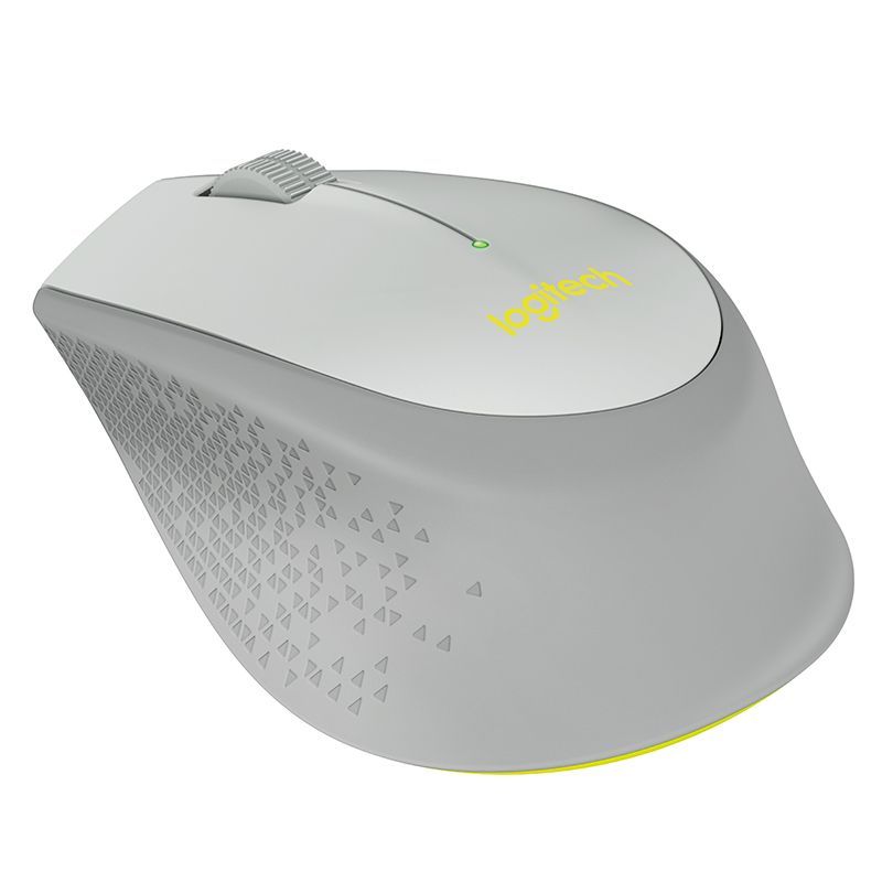 罗技 M280 无线鼠标USB nano接收器 2.4GHz 灰色 M280(个)