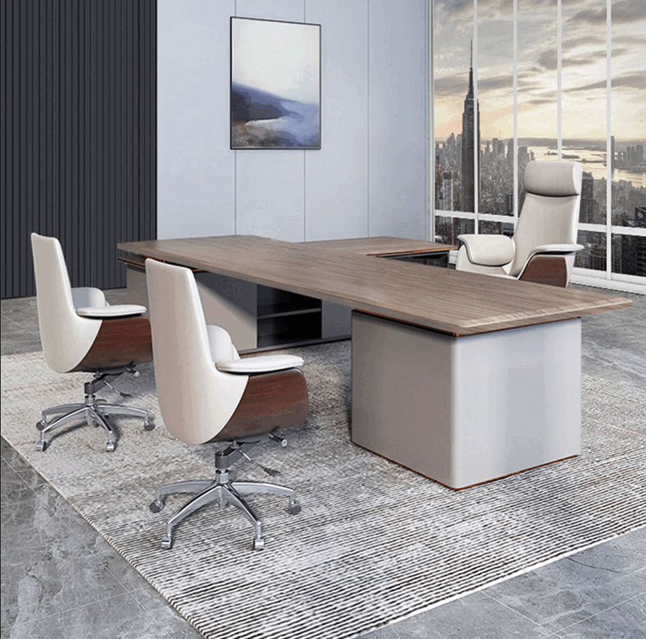 GUDONE办公椅升降旋转按摩椅高背大尺寸旋转舒适办公椅高清大图