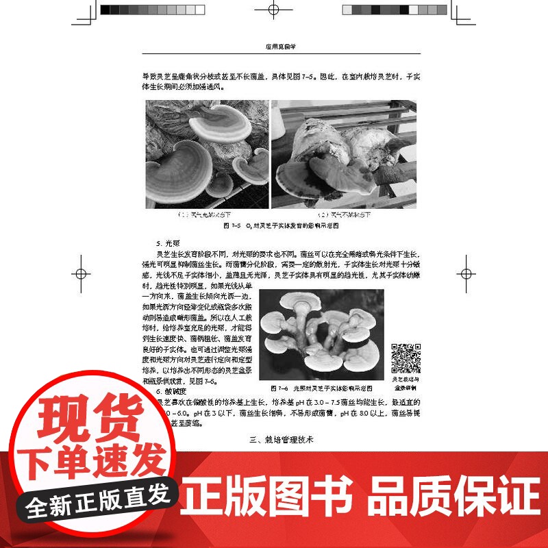教材.应用真菌学中国轻工业十三五规划立项教材王德芝刘瑞芳主编出版年份2022年最新印刷2022年9月版次1最高印次1教材高清大图