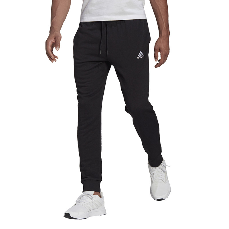 adidas M Sl Ft Tc Pt 休闲跑步收口运动长裤 男款 黑色 GK9265