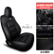 敬平model3专用坐垫四季通用全包围汽车座套Model3夏座椅Tesla 特斯拉专用后排全包标准版(时尚黑) 平