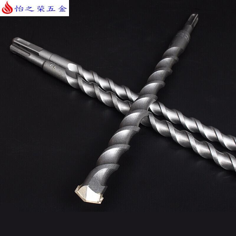 电锤钻头方柄 圆柄加长过墙冲击钻头合金电锤钻头14-30*600MM650 圆柄20x600