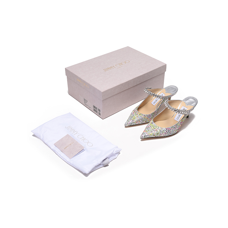 周仰杰jimmychoo女士尖头露跟细高跟鞋拖鞋凉鞋bing65akw231