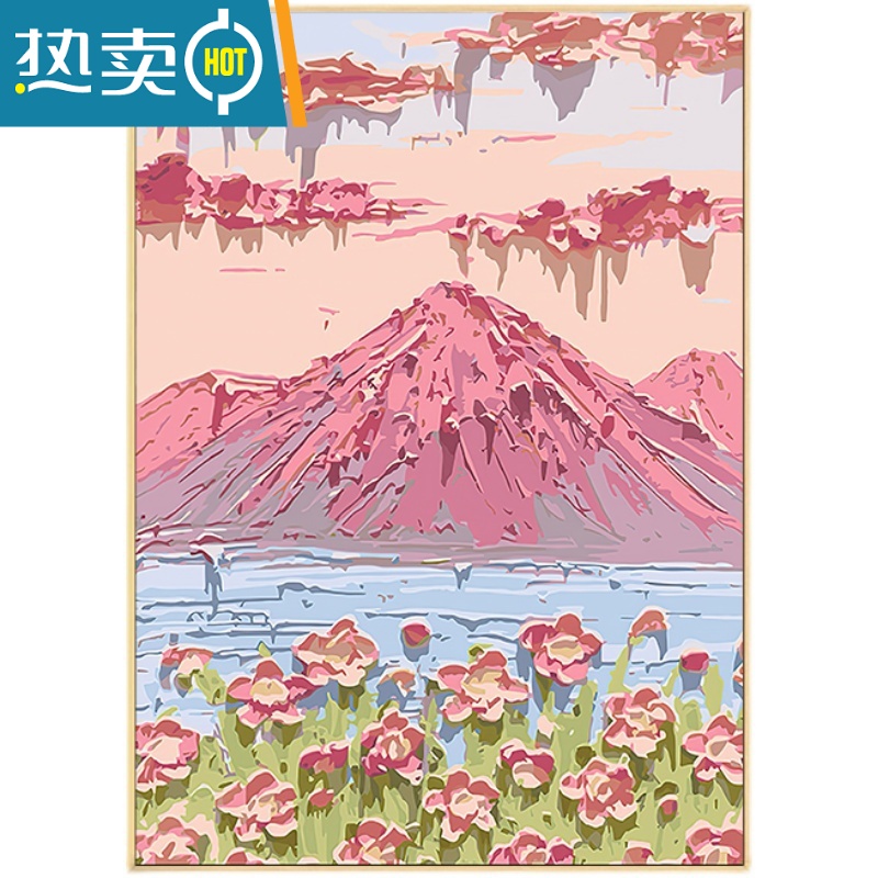 敬平ins风系艺术客厅装饰画温馨卧室女孩房摆画唯美餐厅书房挂画装饰画高清大图