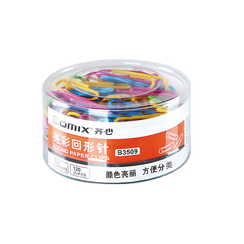 齐心 B3509 亮彩回形针(H)