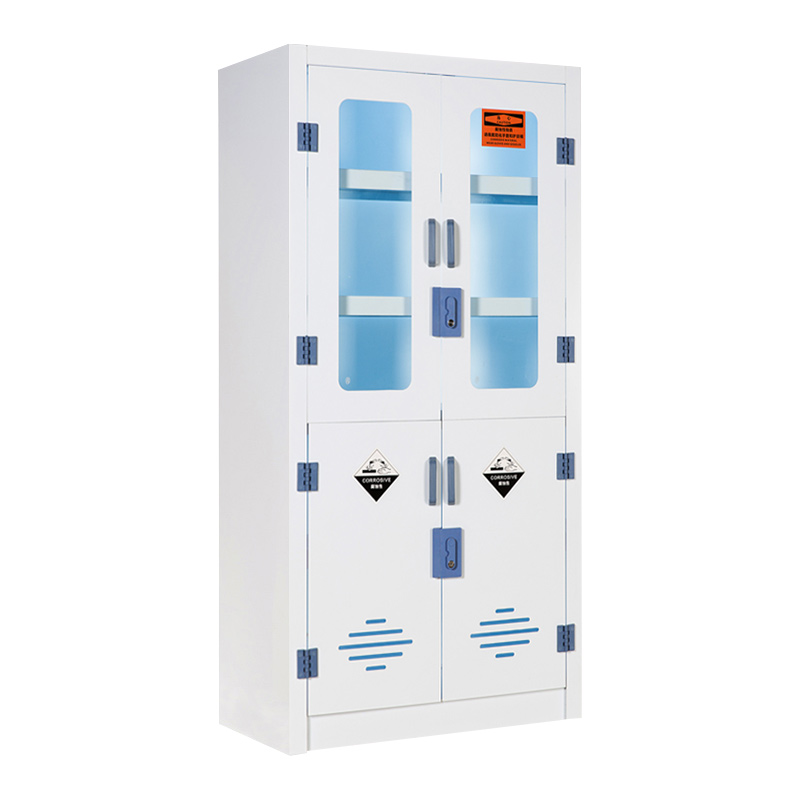 臻远ZY4041351 实验室PP酸碱柜双门锁药品柜