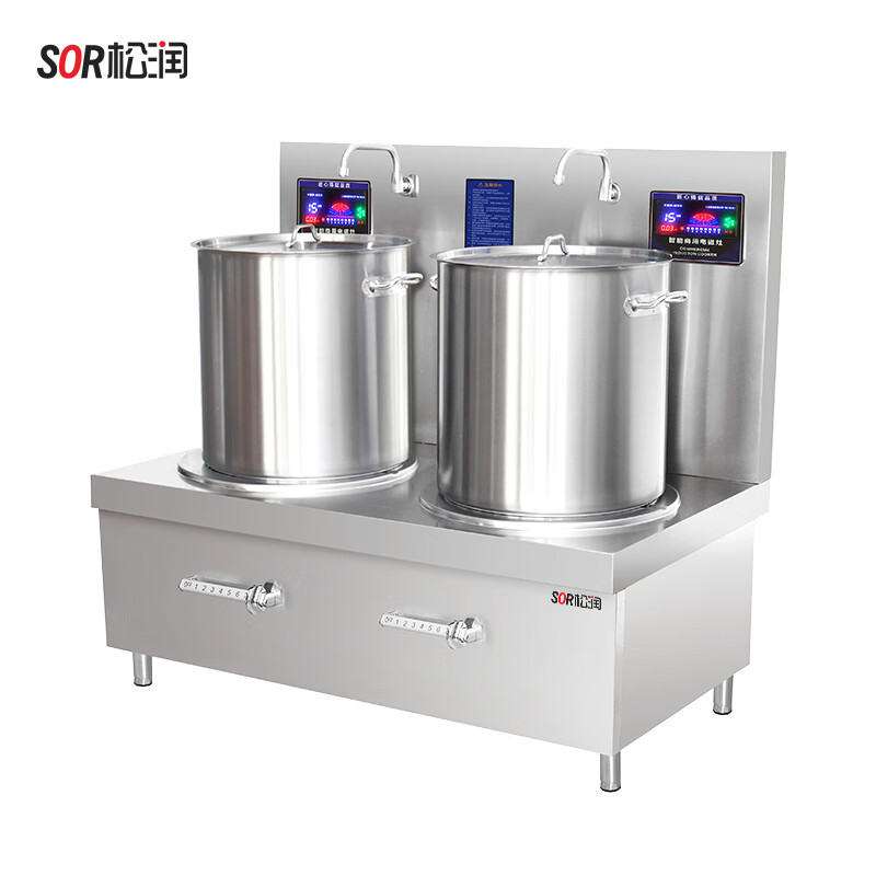 SOR松润 双头高电磁背汤炉15KW*2 GCT-N3102A (单位:台)高清大图