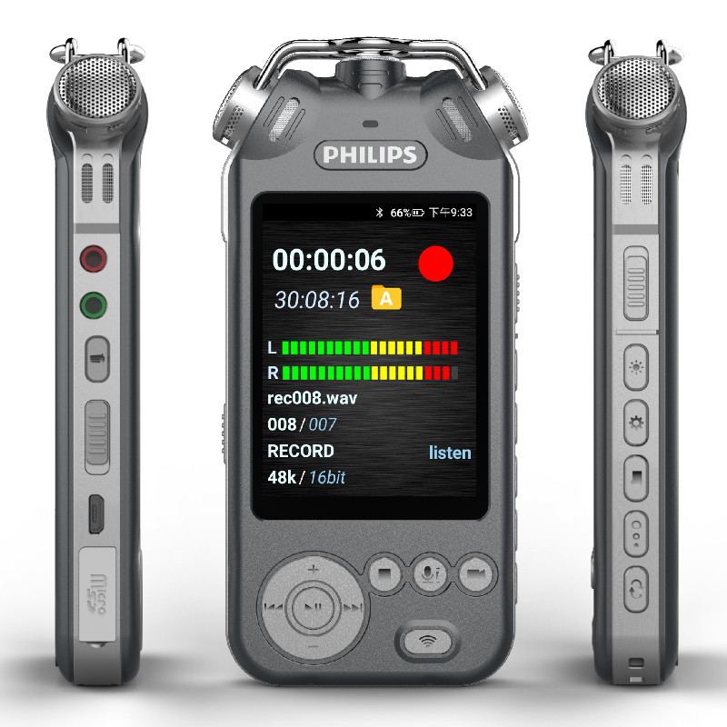 飞利浦(philips) 32G 摄像录音笔 (语音转文本功能) VTR9200 (单位:个)