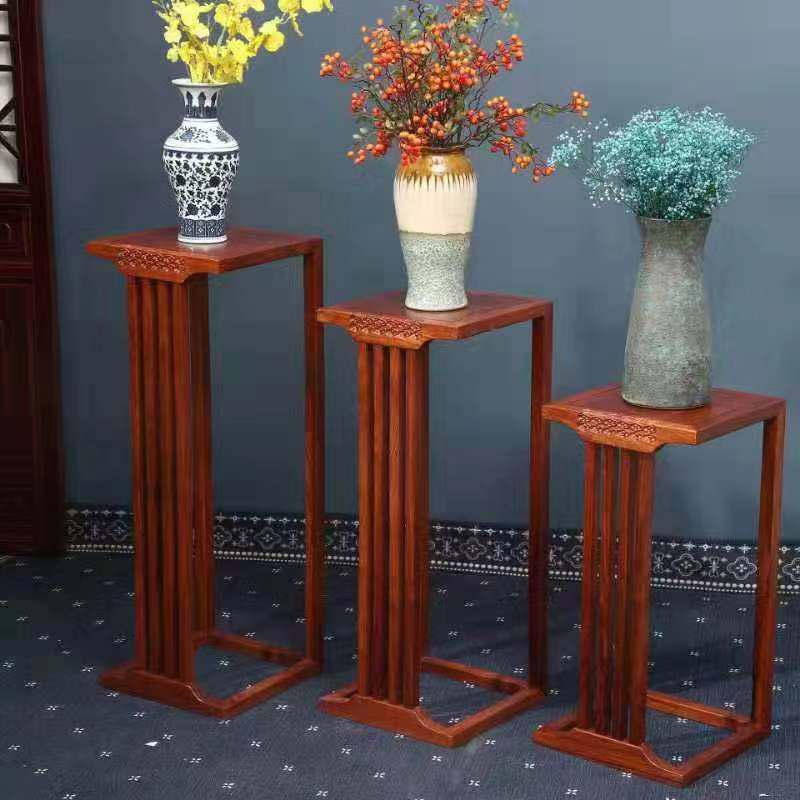 肃音花架花梨中式实木花架花几花梨木新中式花架客厅单个花架中式花几盆景架植物架定制 价格图片品牌报价 苏宁易购云途家装建材专营店