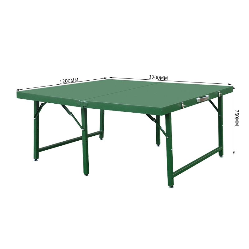 臻远 ZY-ZDZ-09 户外会议作训桌铁皮折叠餐桌指挥作业桌1.2米高清大图