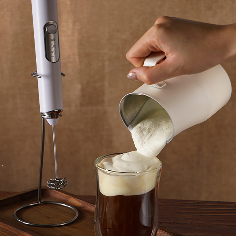 打奶泡器家用打发牛奶咖啡奶泡机妖怪手持打泡器奶泡机