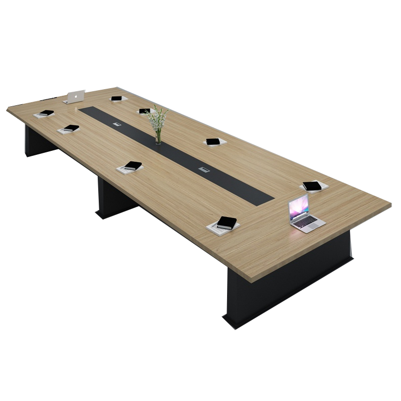 东业家具会议台会议桌LY-005H(按米算)木质会议桌