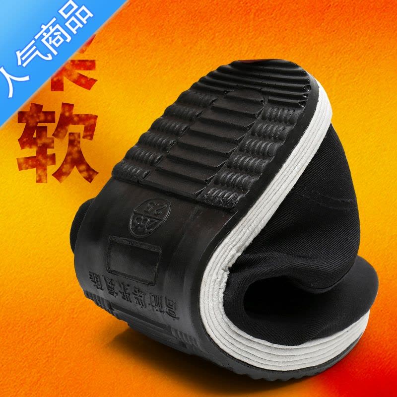 SUNTEK老北京布鞋男士千层底防滑聚氨酯休闲鞋冬季父亲鞋保暖加绒棉鞋男图片